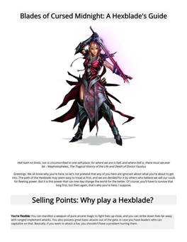 Hexblade – Blades of Cursed Midnight
