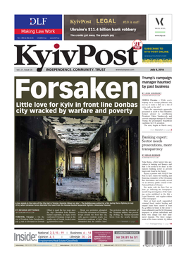 Little Love for Kyiv in Front Line Donbas City Wracked by Warfare and Poverty