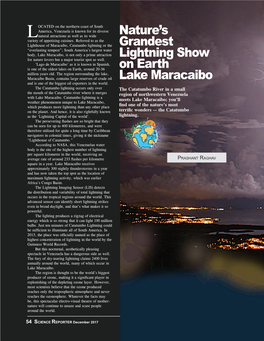 Nature's Grandest Lightning Show on Earth Lake Maracaibo