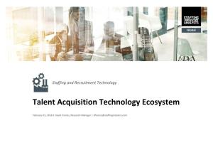 Talent Acquisition Technology Ecosystem