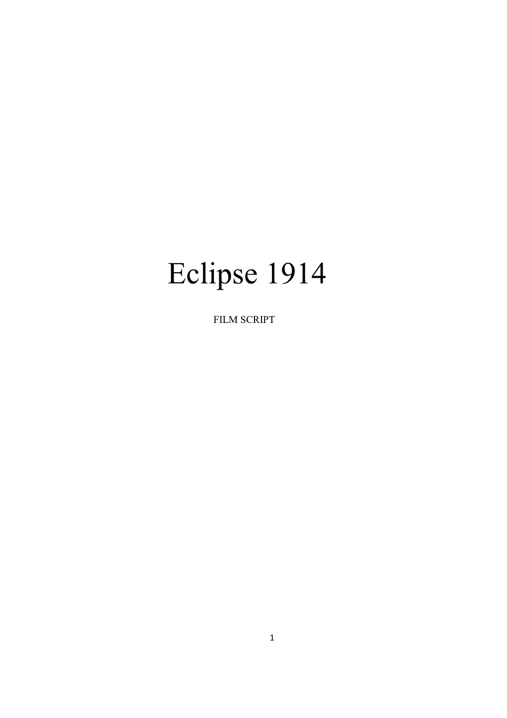 Eclipse 1914