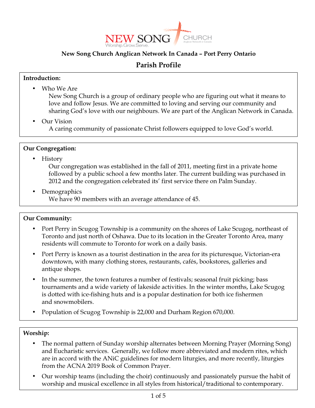 Parish Profile