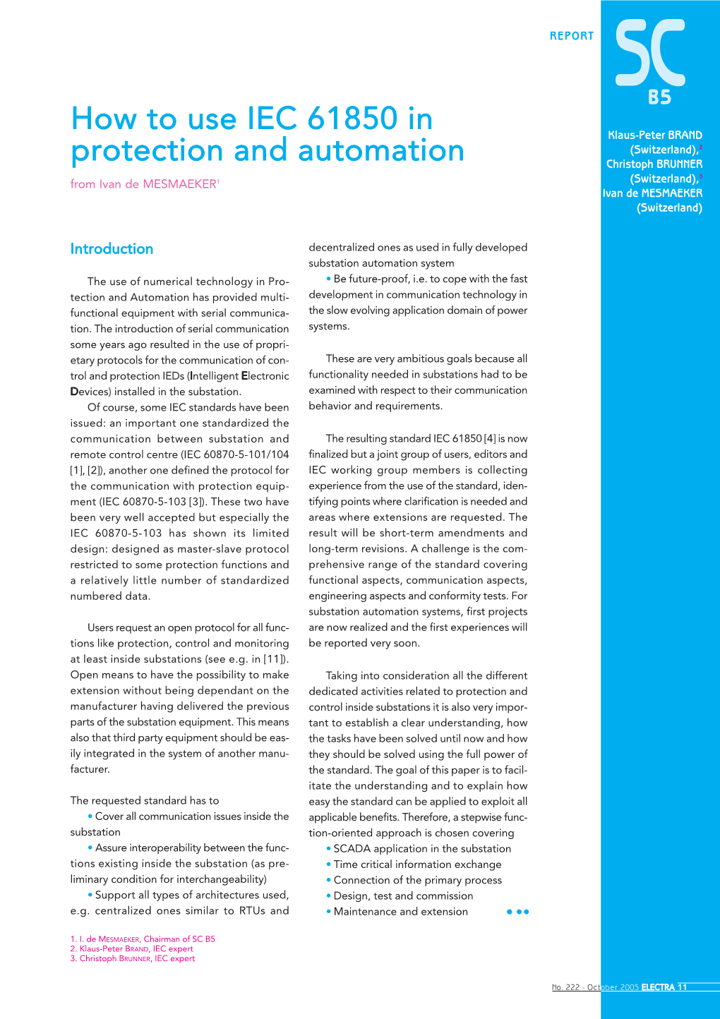 How to Use IEC 61850 in Protection and Automation