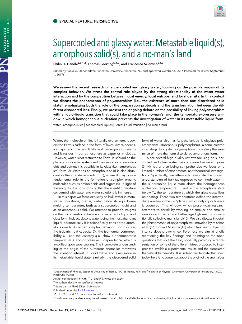 Amorphous Solid(S), and a No-Man's Land