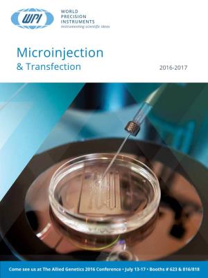 Microinjection & Transfection 2016-2017