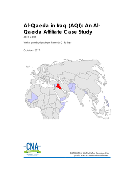 (AQI): an Al-Qaeda Affiliate Case Study