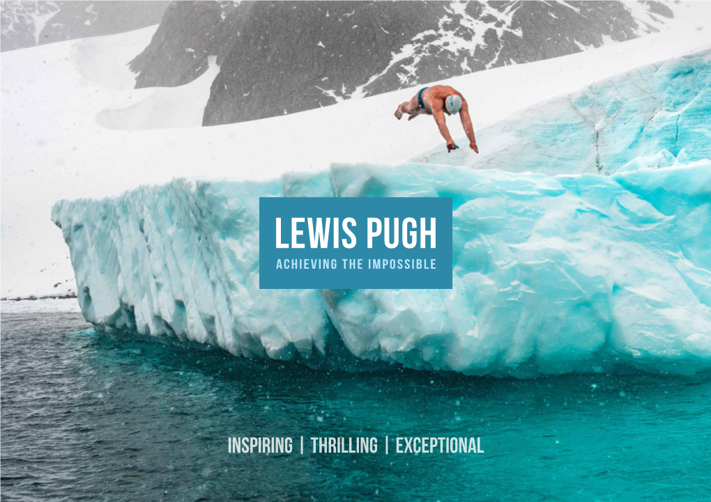 Lewis Pugh Speaking Brochure