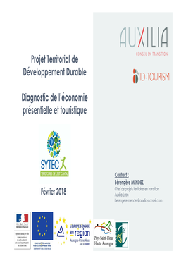 Projet Territorial De Développement Durable Diagnostic De L'économie Présentielle Et Touristique