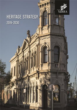 Heritage Strategy 2019-2030 | City of Yarra 3