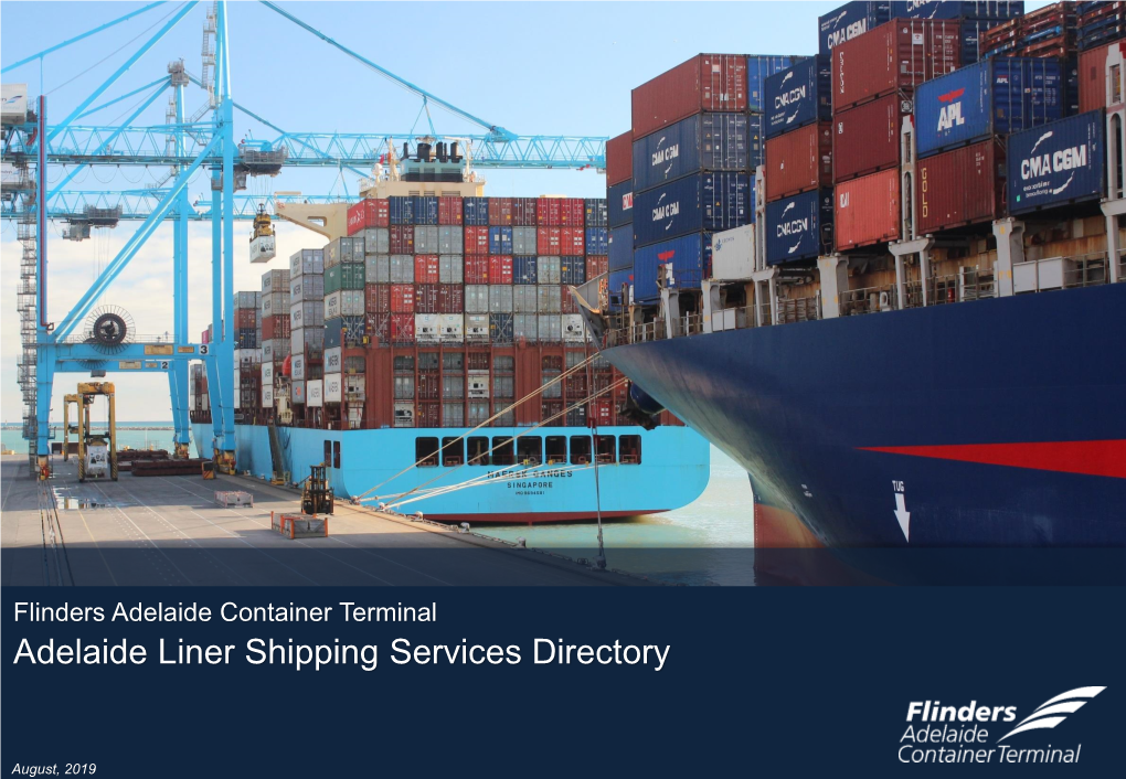 Adelaide Liner Shipping Services Directory