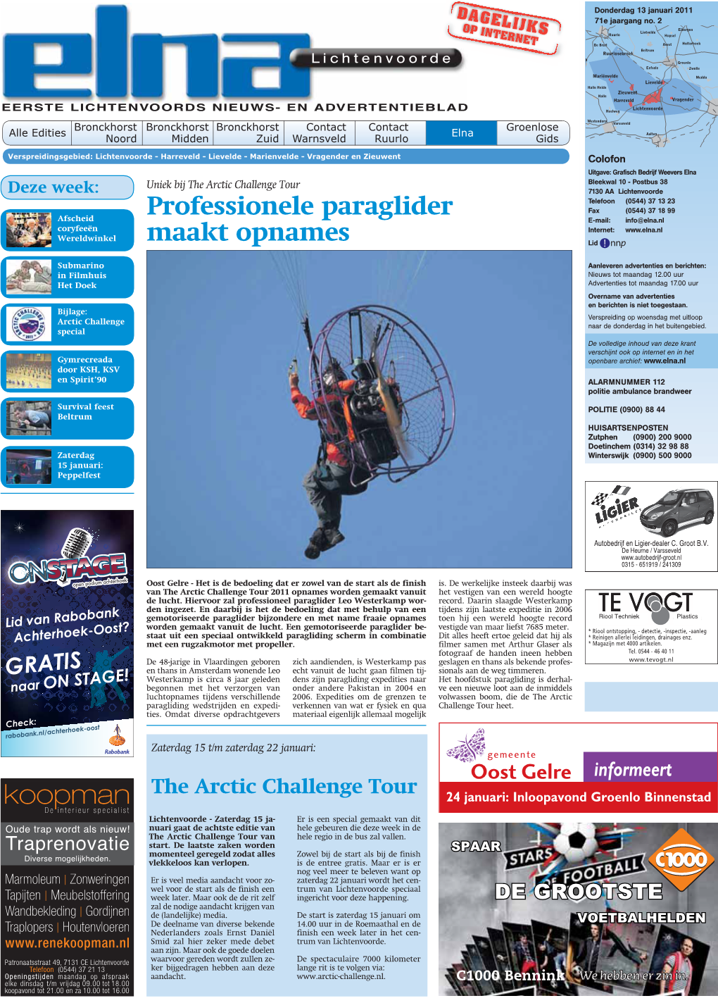 Professionele Paraglider Maakt Opnames
