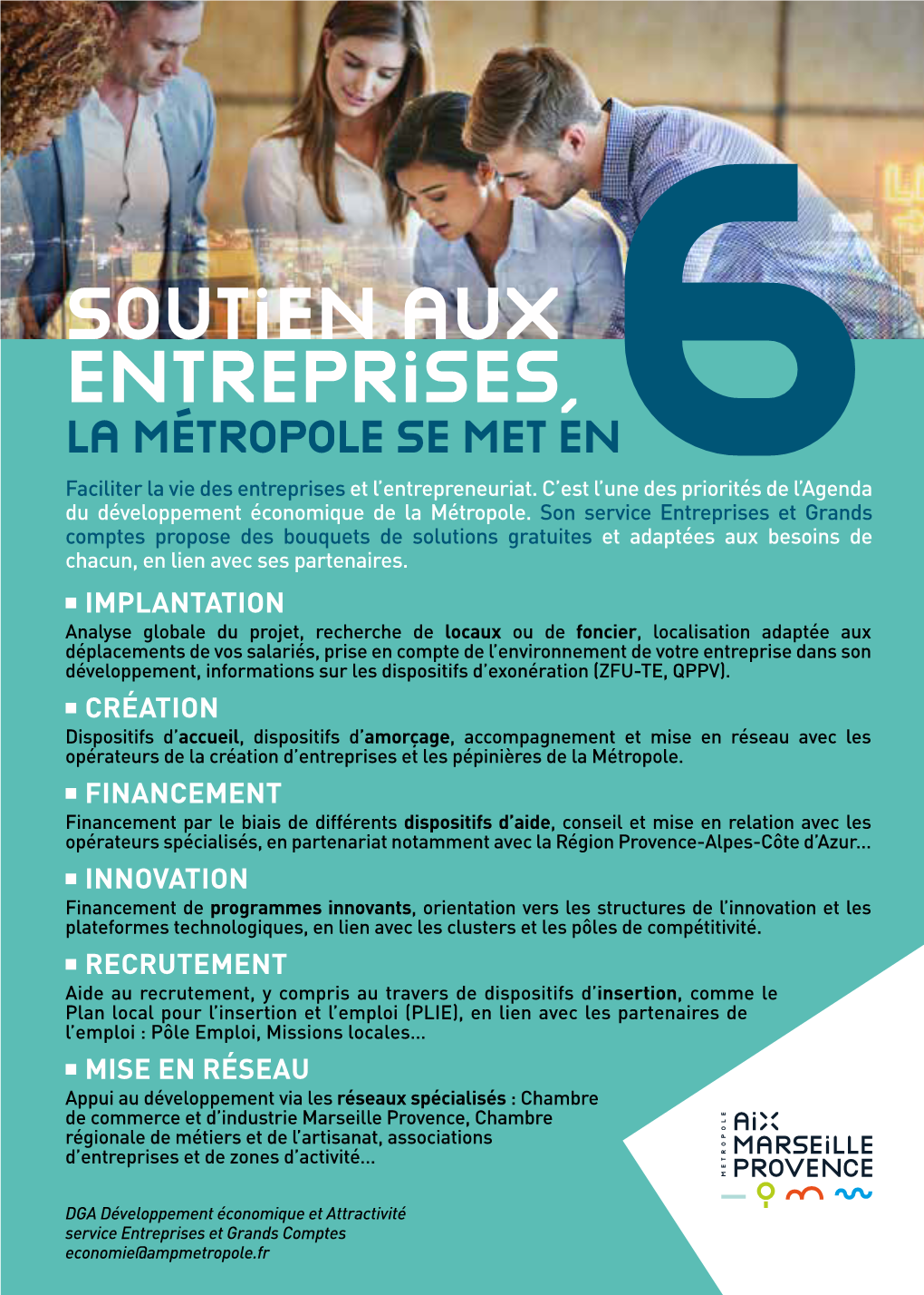Soutien Aux Entreprises, La Métropole Se Met En Faciliter La Vie Des Entreprises Et L’Entrepreneuriat
