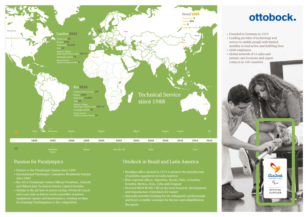 Ottobock and the Paralympic Games Factsheetpdf