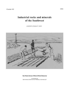 Industrial Rocks and Minerals of the Southwest
