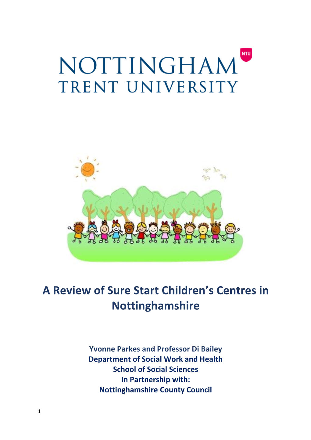 A Review of Sure Start Children's Centres in Nottinghamshire