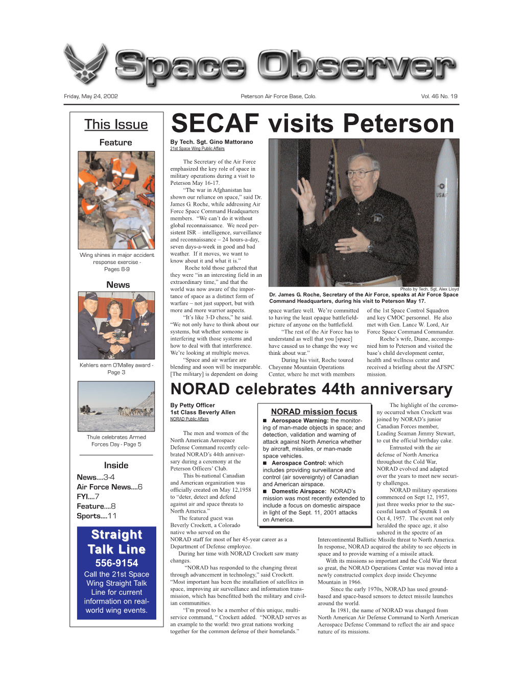 SECAF Visits Peterson Feature by Tech