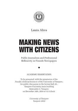 Making News with Citizens