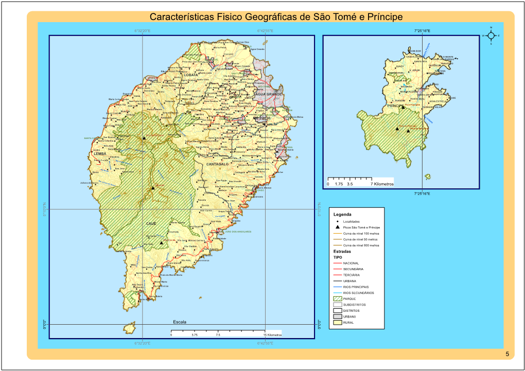 Características Fisico Geográficas De São Tomé E Príncipe