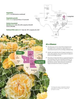 Tyler-Longview: at the Heart of Texas: Cities' Industry Clusters Drive Growth