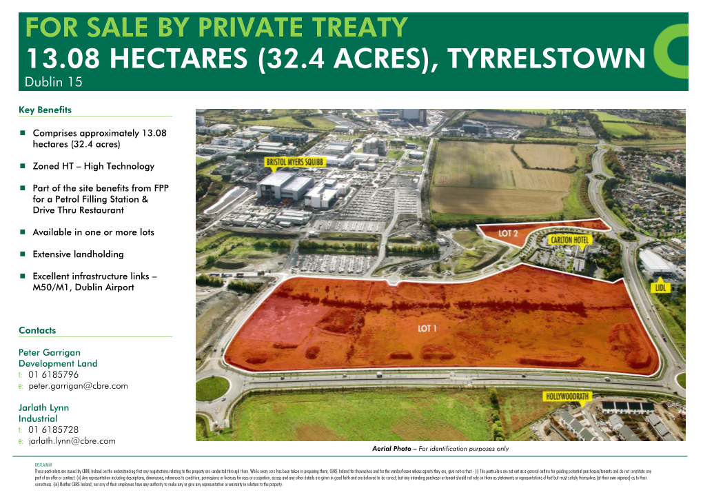 13.08 Hectares (32.4 Acres), Tyrrelstown