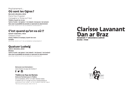 Clarisse Lavanant Dan Ar Braz