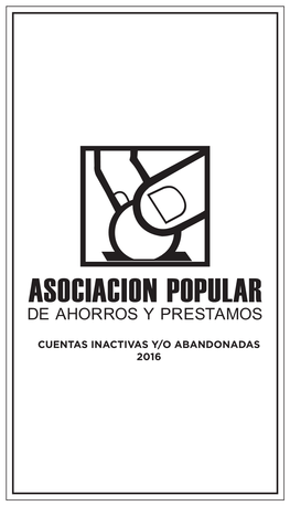 Cuentas Inactivas Y/O Abandonadas 2016