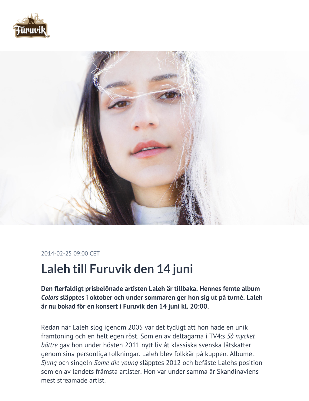 Laleh Till Furuvik Den 14 Juni