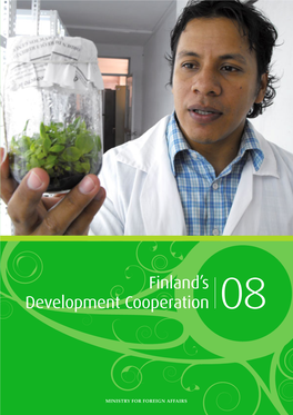 Finland's Development Cooperation 2008