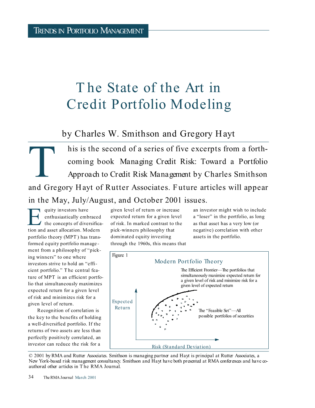 The State of the Art in Credit Portfolio Modeling