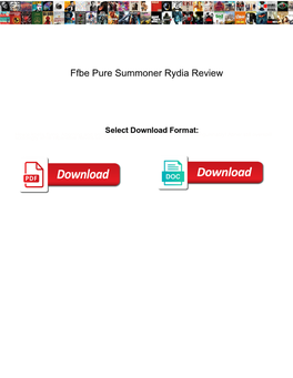 Ffbe Pure Summoner Rydia Review