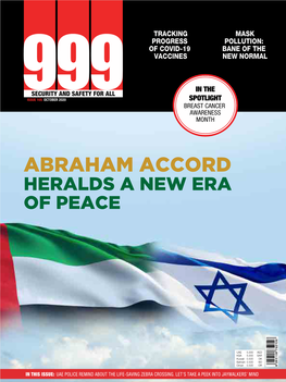 Abraham Accord Heralds a New Era of Peace