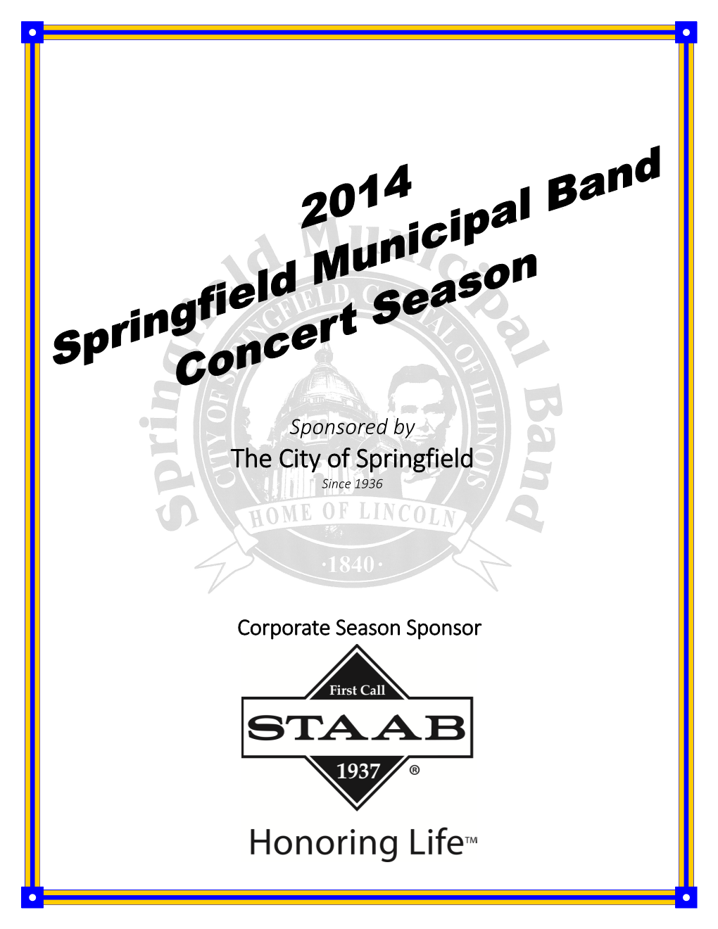 The City of Springfield Since 1936