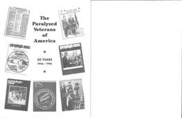 Paralyzed Veterans of America 50 Years 1946-1996