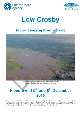 Low Crosby Floof Investiagtion Report