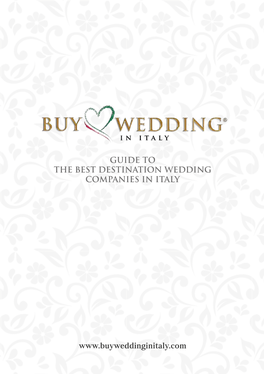 Guide to the Best Destination Wedding Companies in Italy