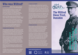 The Wilfred Owen Trail, Dunsden