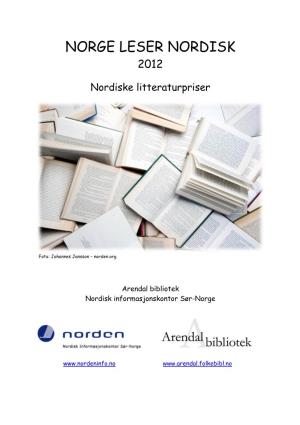 Nordisk Råds Litteraturpris S