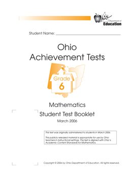 Ohio Achievement Tests