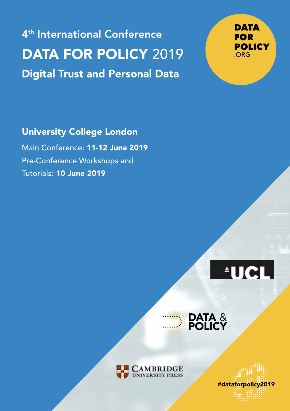 DATA for POLICY 2019 .ORG Digital Trust and Personal Data