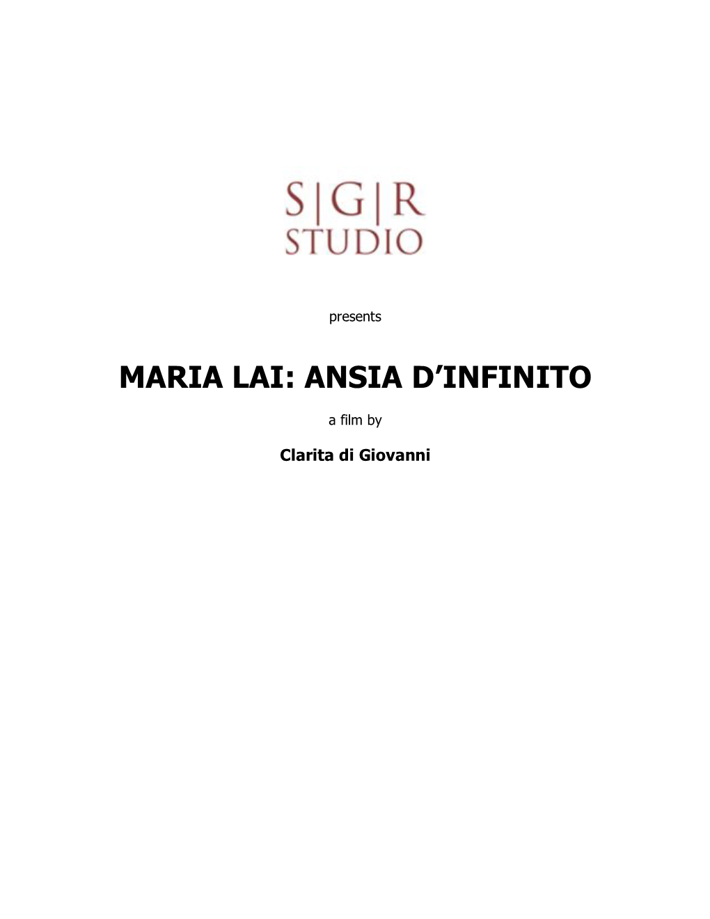 Maria Lai: Ansia D’Infinito