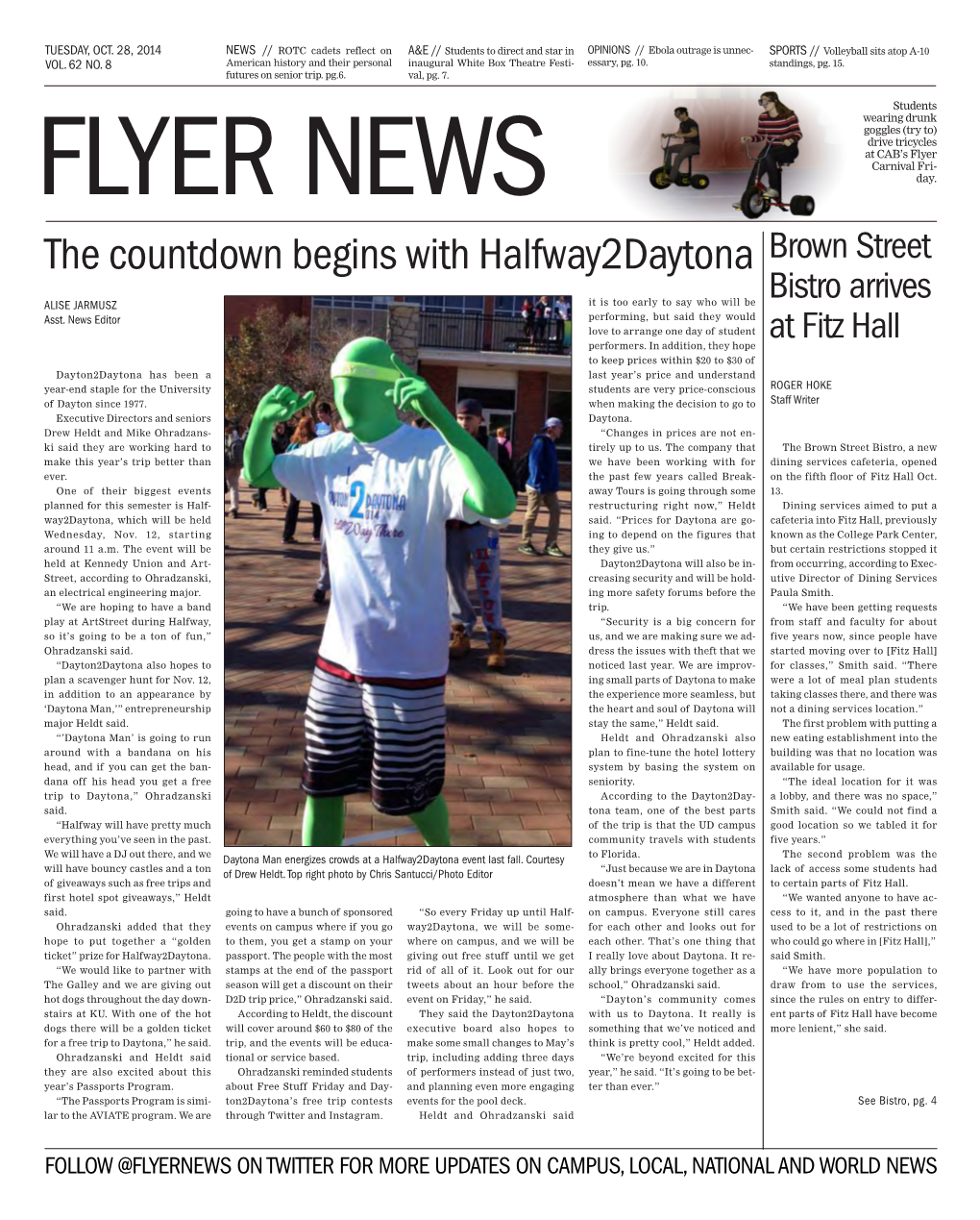 Flyer News, Vol. 62, No. 08