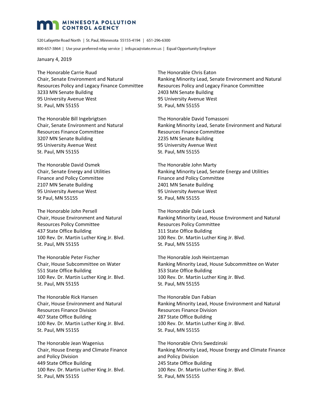 Rulemaking Docket & Record (Lrp-Mmrule-1Sy19)