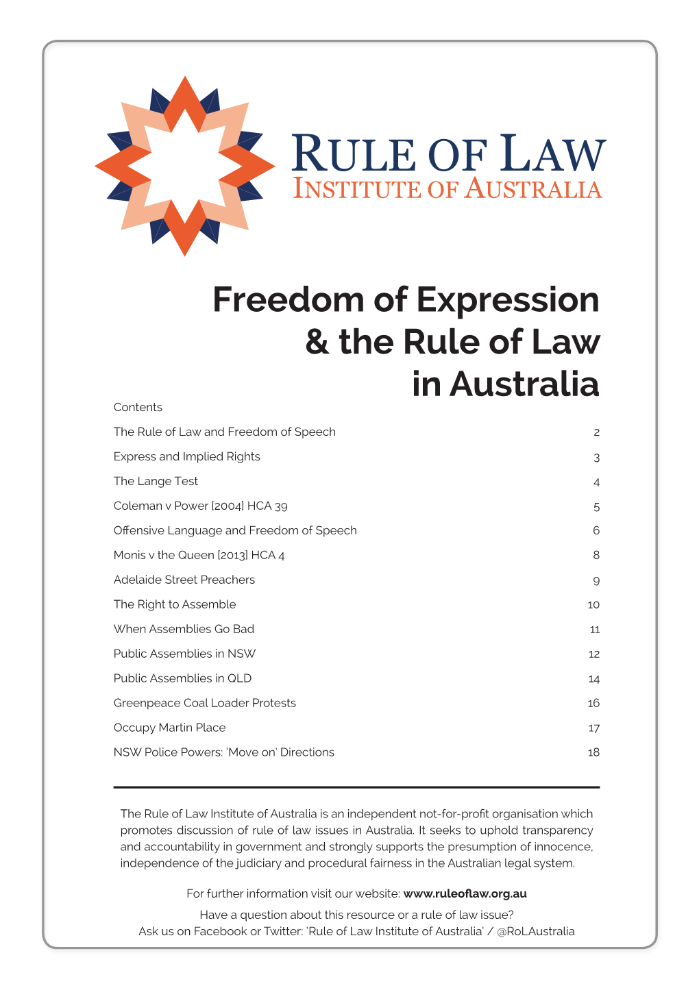 Rule of Law Institute of Australia