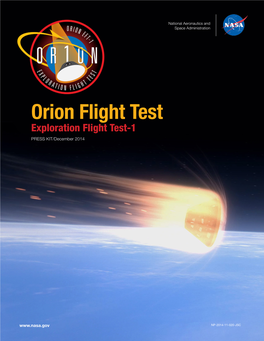 Orion Flight Test 1 Press