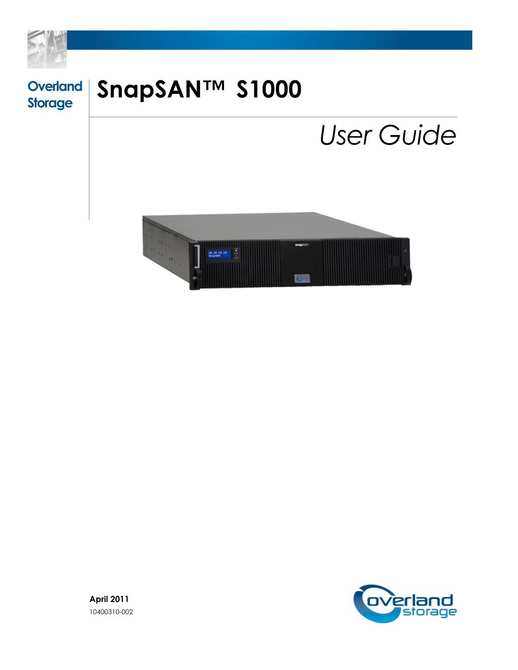 Snapsan S1000 User Guide