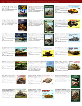 The German Wehrmacht in Wwii: Panzers, Panzer Forces, Tiger Tanks, Artillery, Vehicles