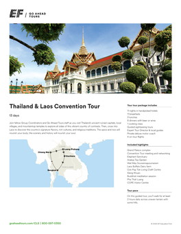 Thailand & Laos Convention Tour