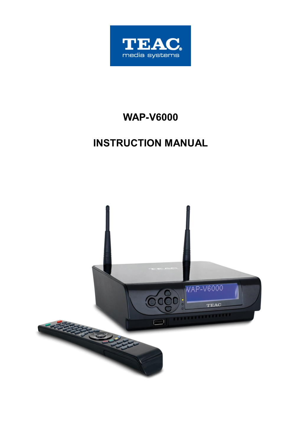 Wap-V6000 Instruction Manual