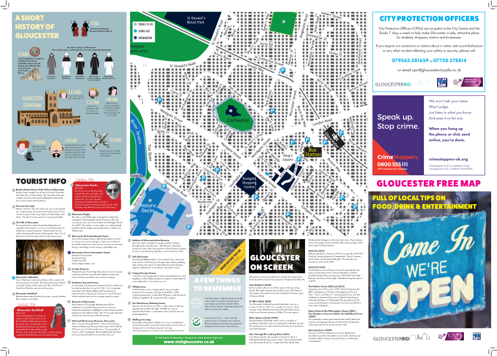 Gloucester BID Map 2020 A2 16Pp.Pdf