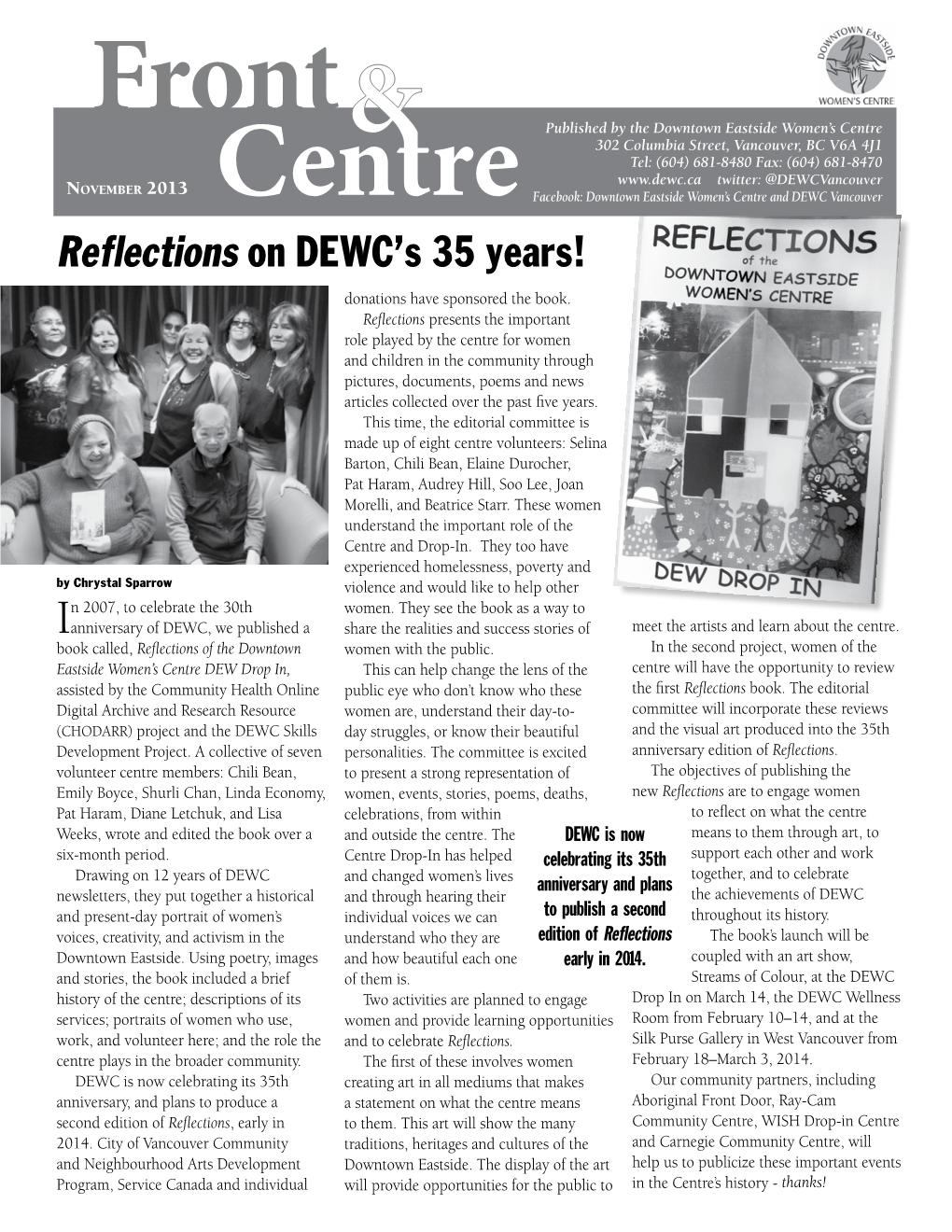 Reflections on Dewc's 35 Years!
